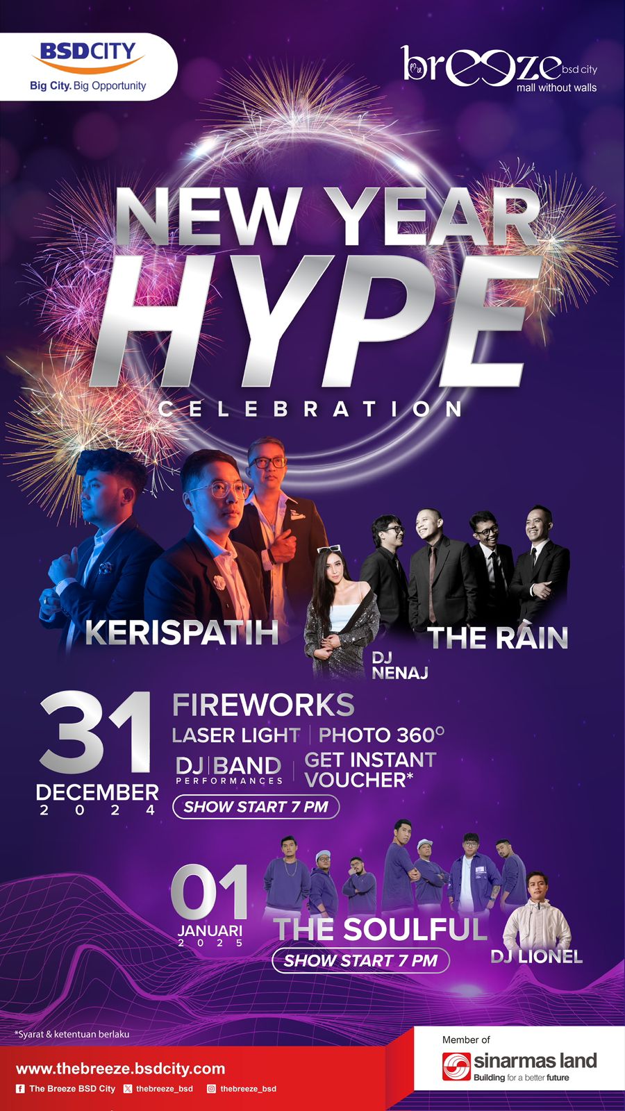 New Year Hype Celebration 2025 BSD City
